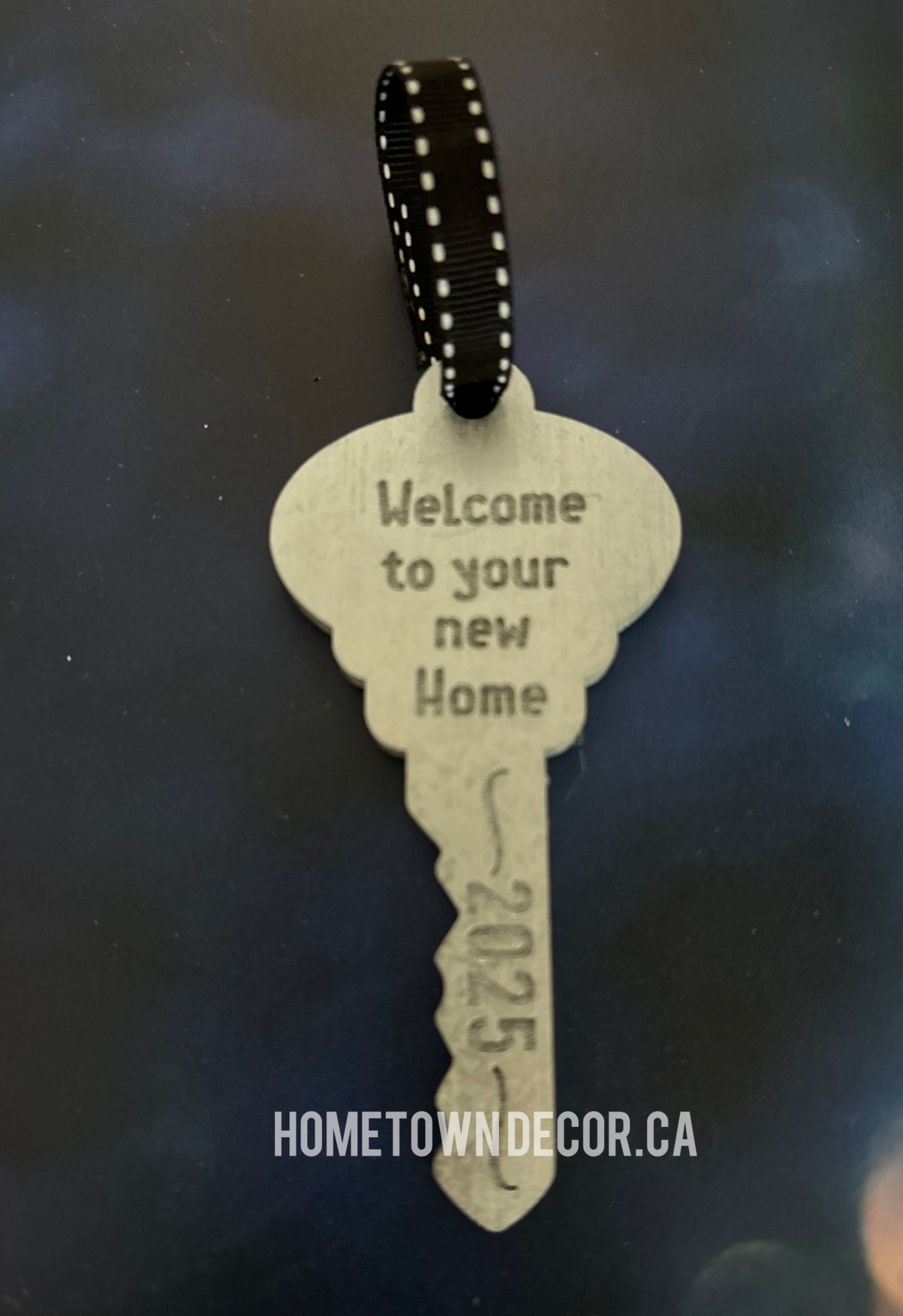 New Home 2025 Key Christmas ornament