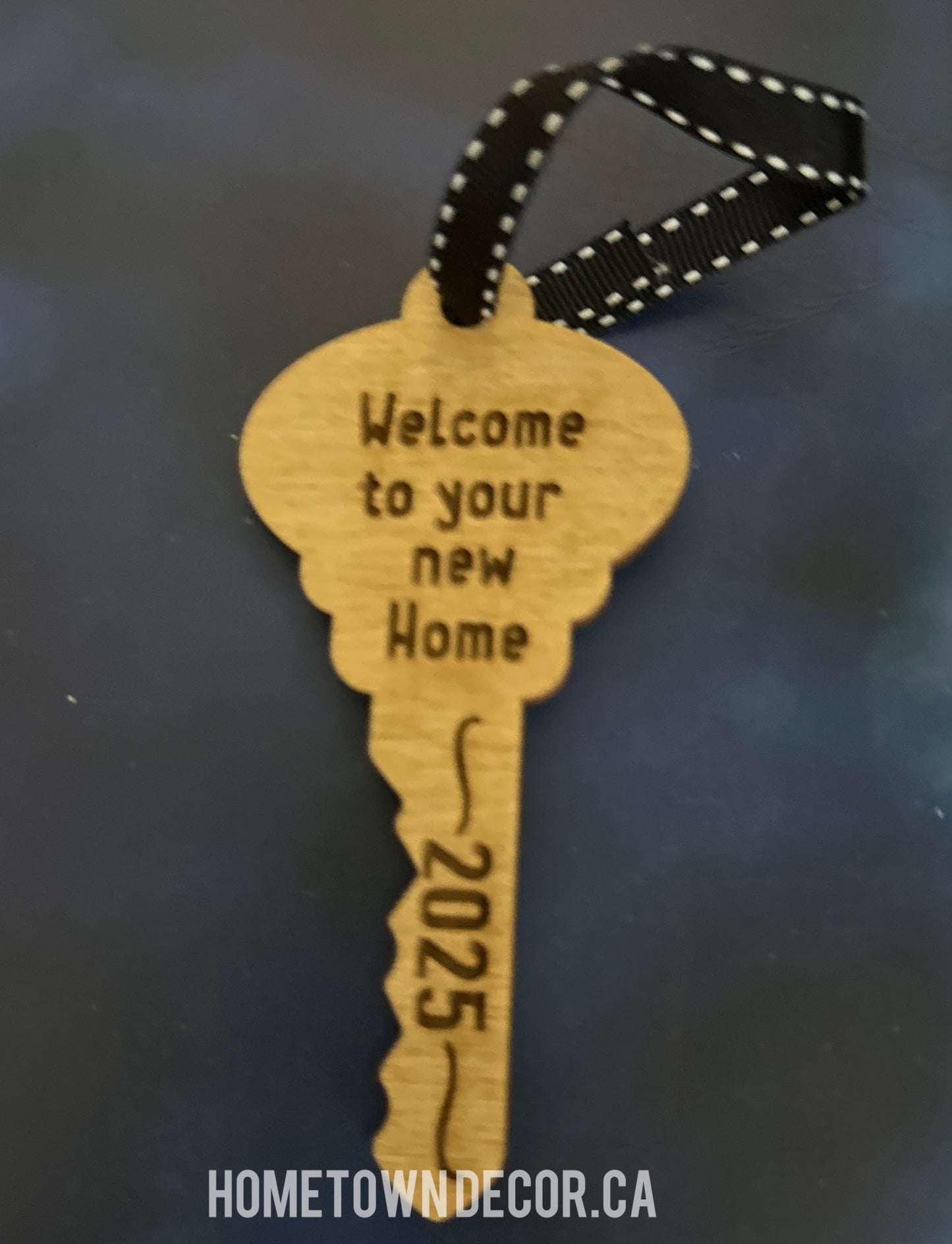 New Home 2025 Key Christmas ornament