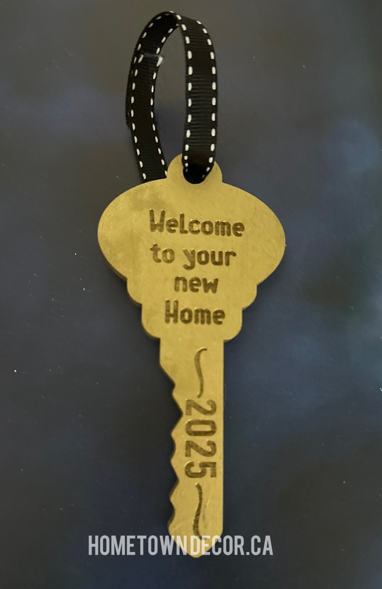 New Home 2025 Key Christmas ornament