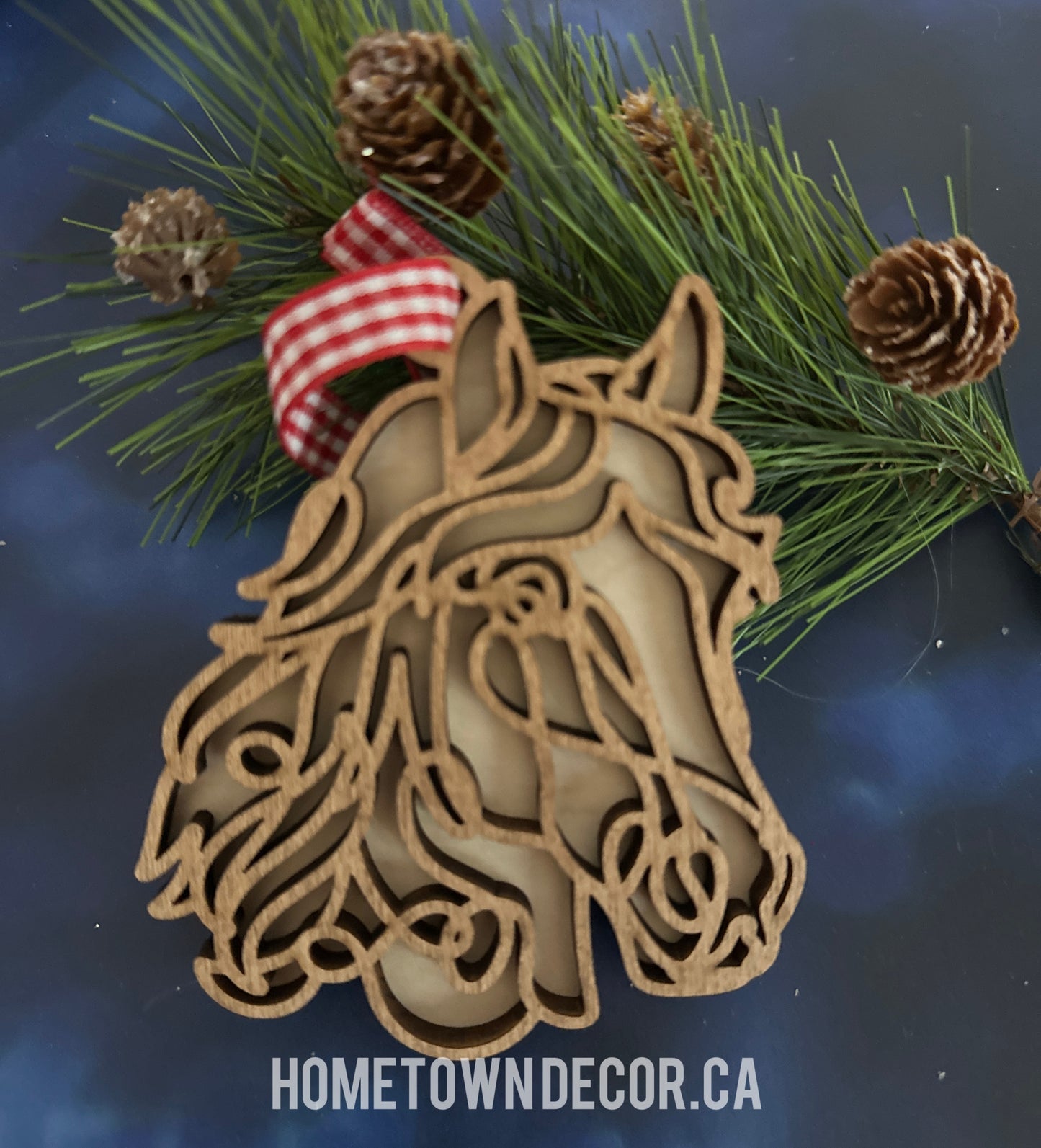 Farm Animal two layer ornaments or decor
