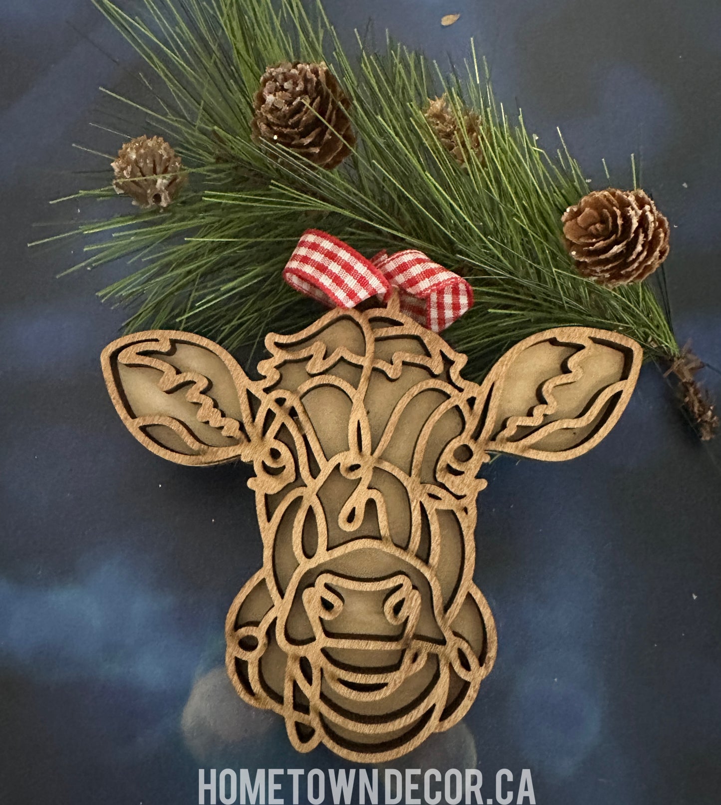 Farm Animal two layer ornaments or decor