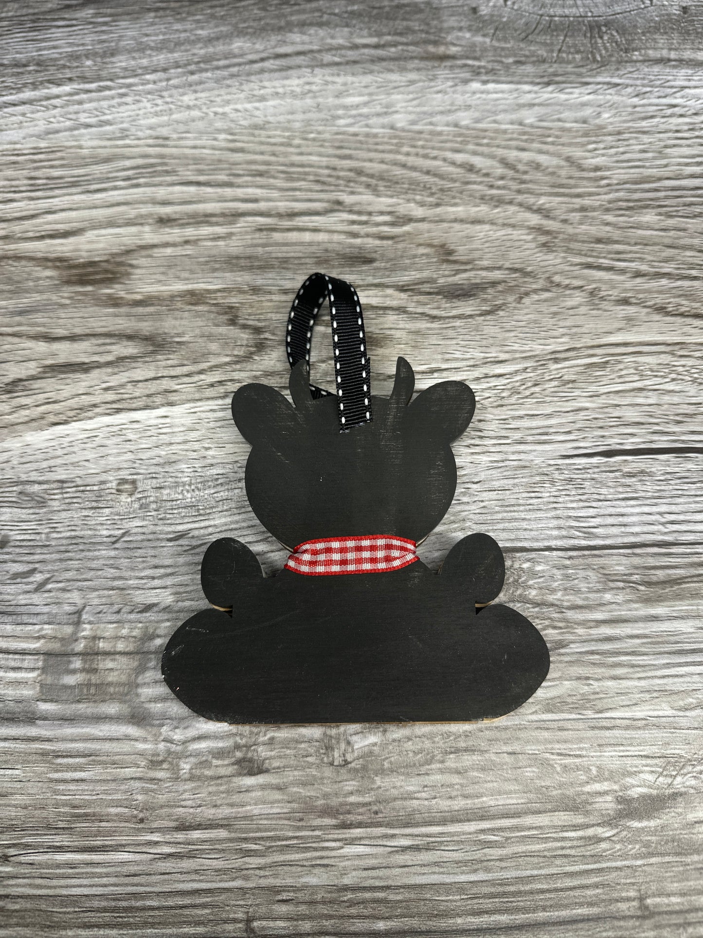 Mooey Christmas adorable cow ornament