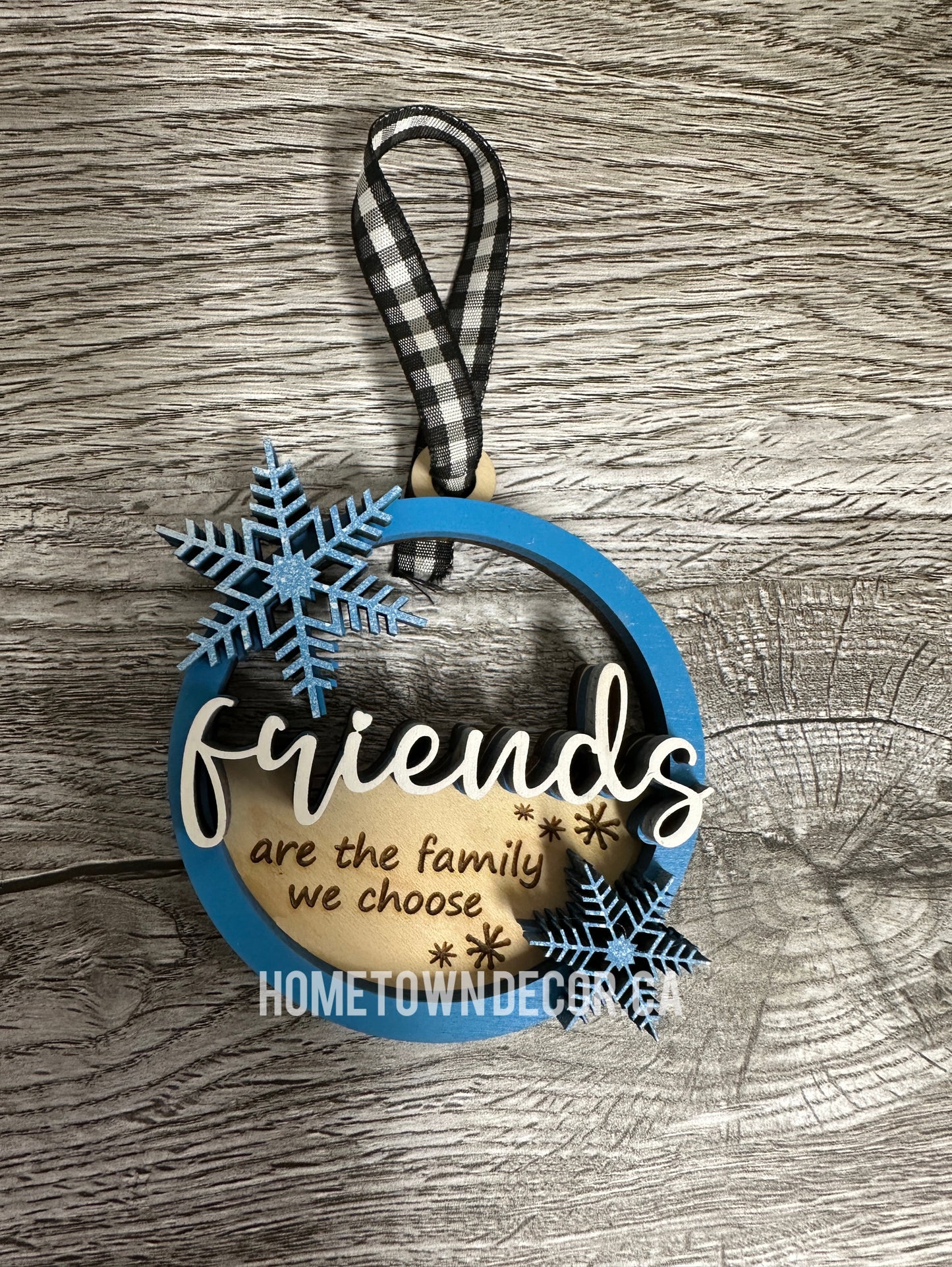 Friendship Christmas ornament