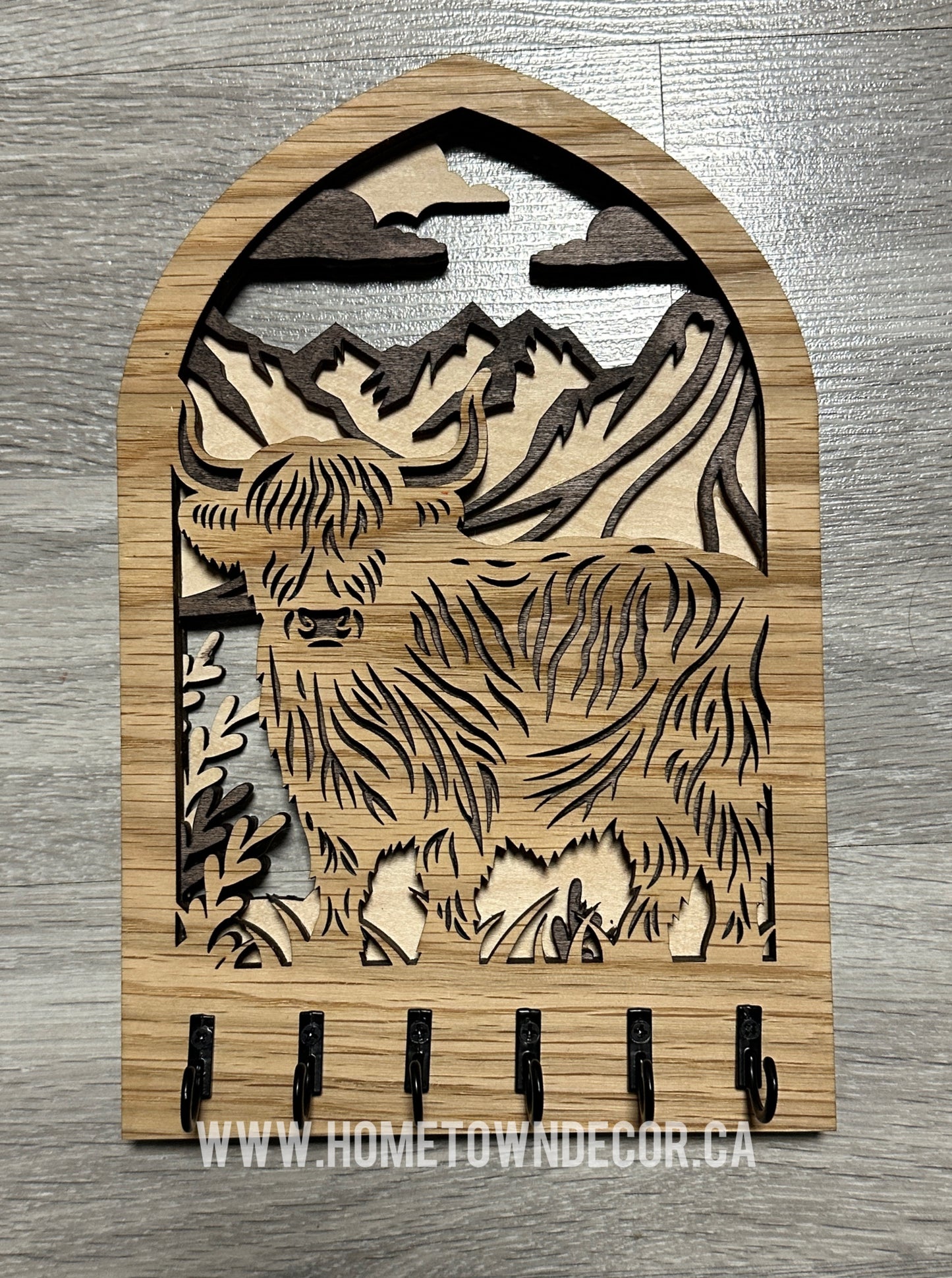Key Holder - Highland Cow