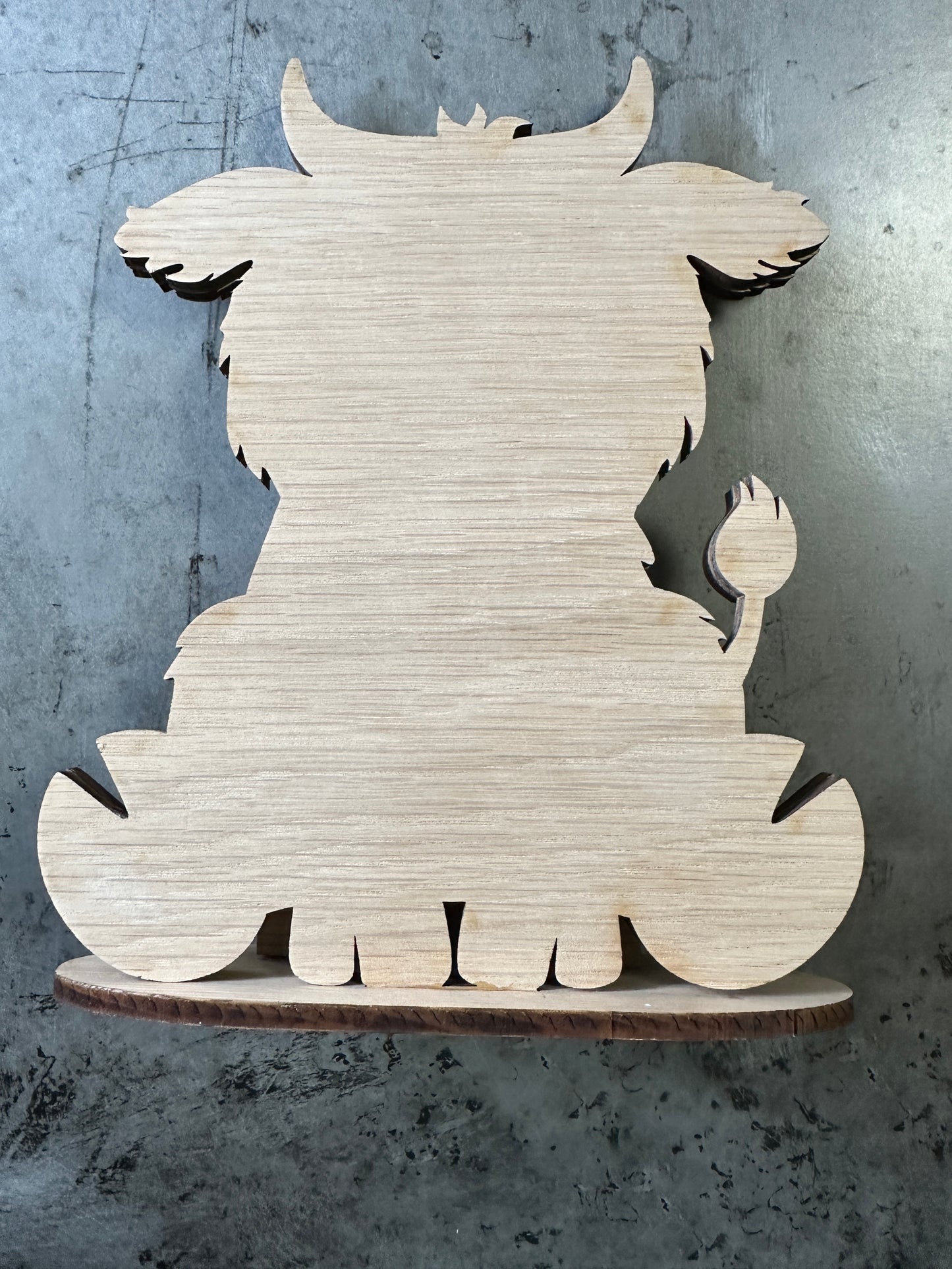 Highland Cow Note Holder
