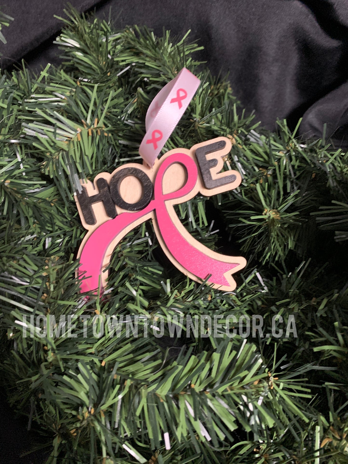 Breast Cancer Awareness Hope ornaments/decor