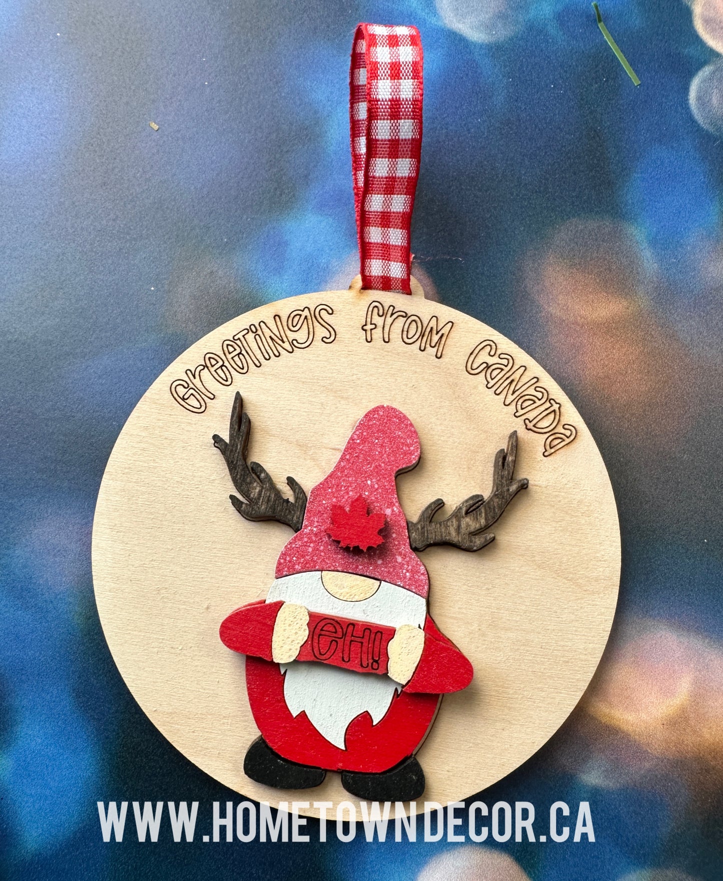 Canadian Moose Gnome ornament