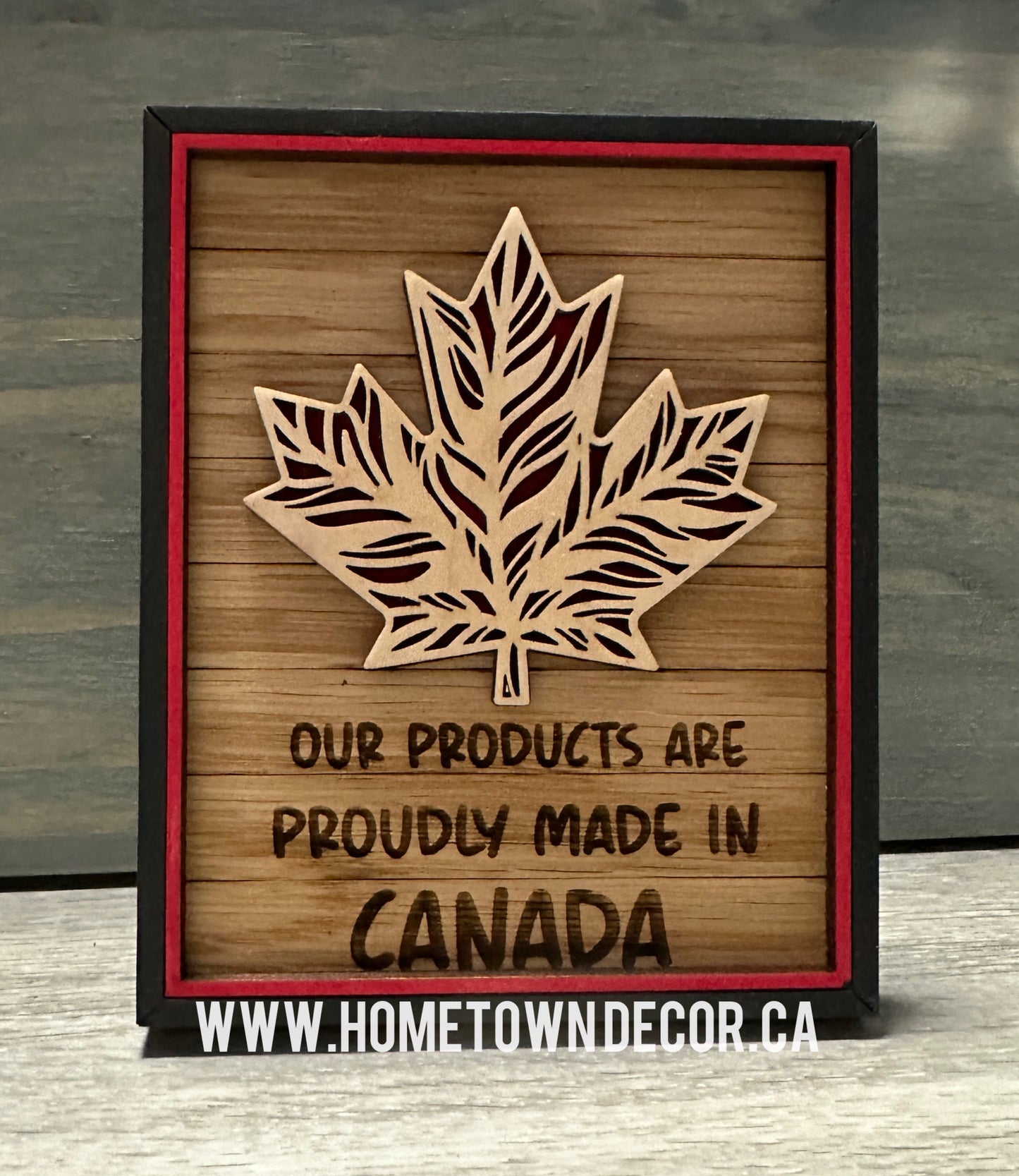 Made in Canada sign