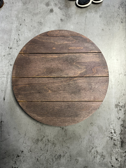 Dog Leash Holder Personalized  Round