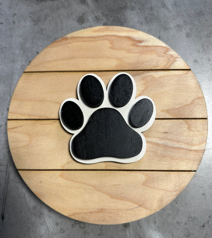 Dog Leash Holder Personalized  Round