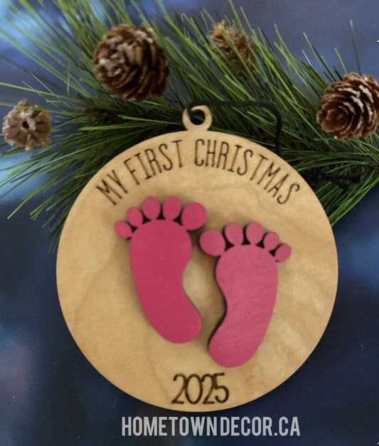 Baby's First Christmas 2025 Ornament