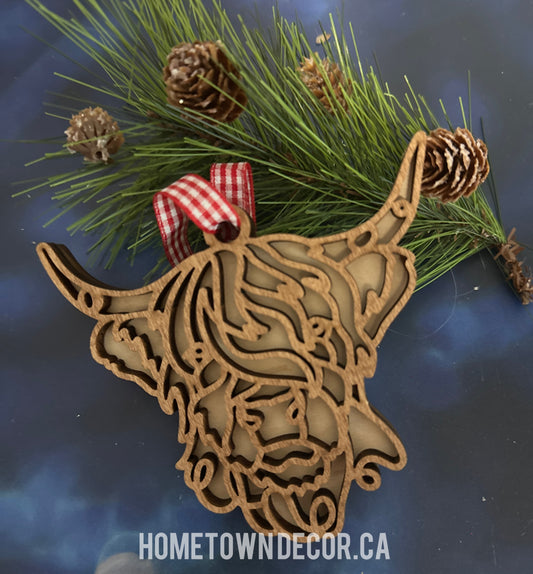 Farm Animal two layer ornaments or decor