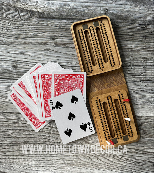 Travel  Sized Cribbage Board