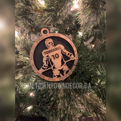 Personalized Sports themed Ornament