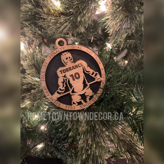 Personalized Sports themed Ornament
