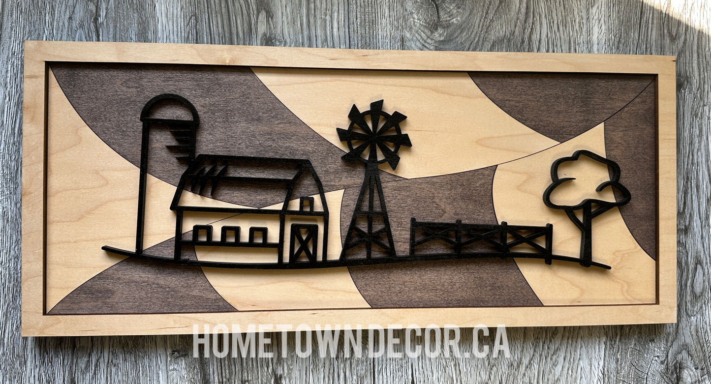 Farming themed signs