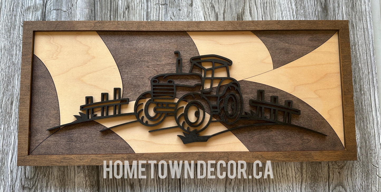 Farming themed signs