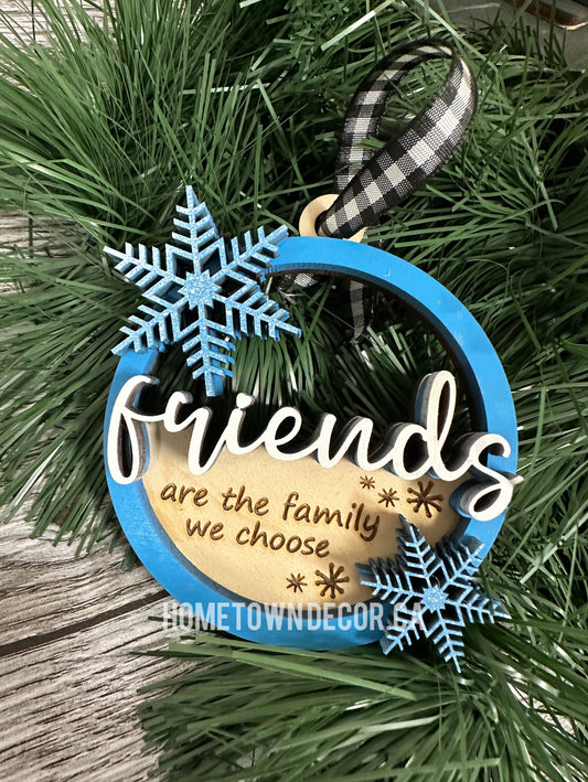 Friendship Christmas ornament