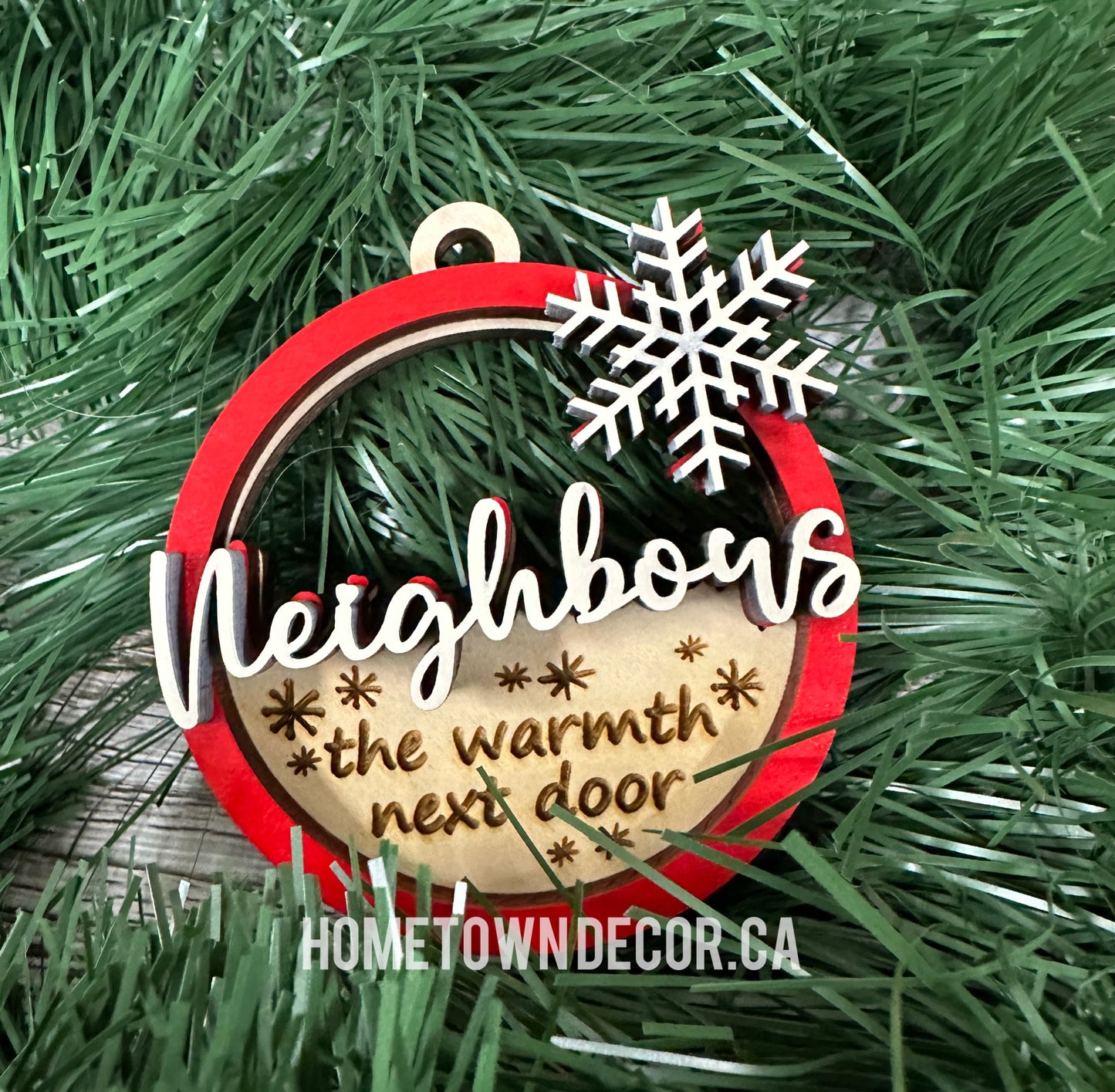 Neighbor Christmas ornament