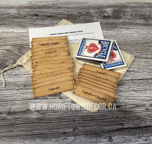 Mini Rummy Sticks Game