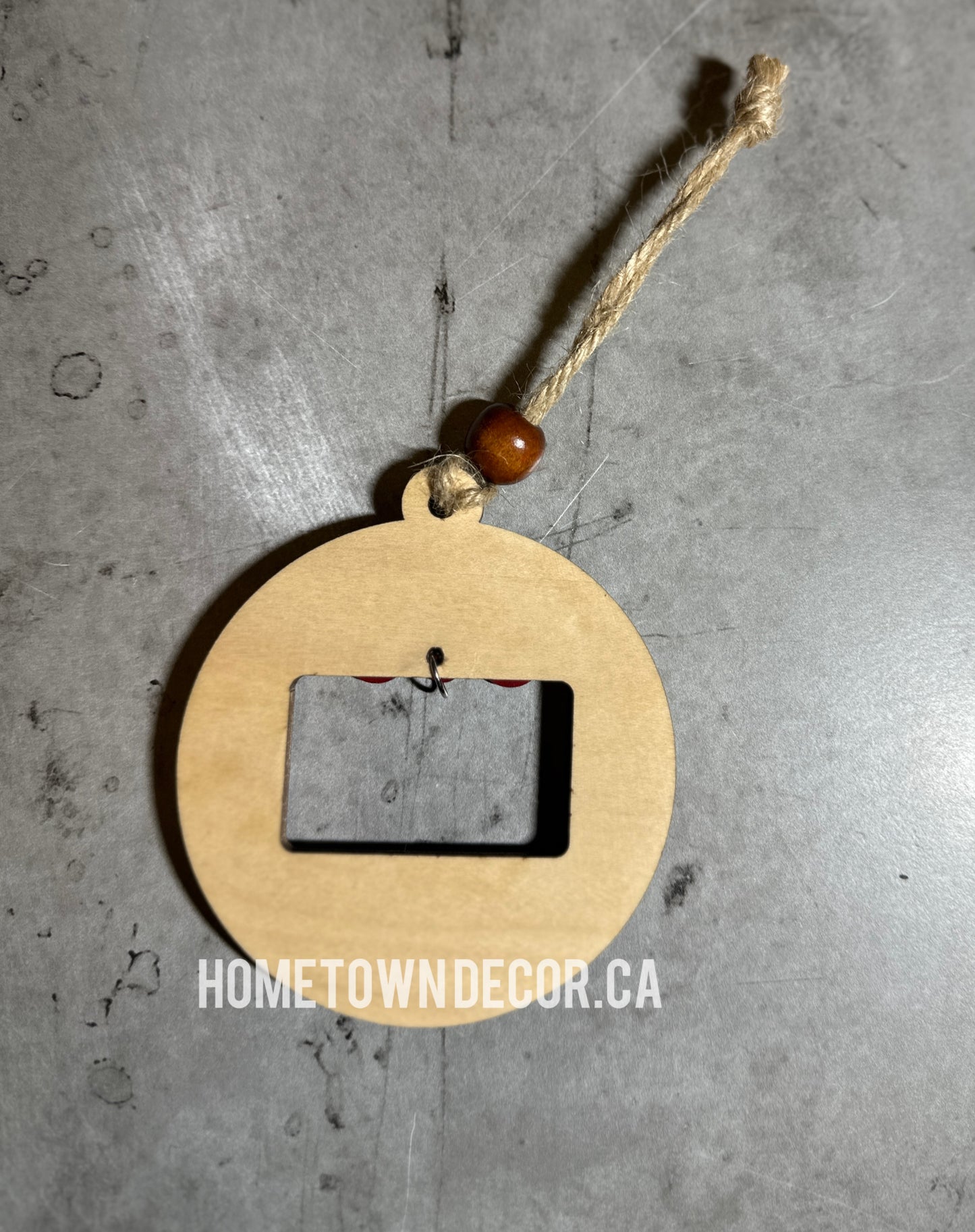 Pet Memorial item featuring a spot for you to attach pet's ID tags