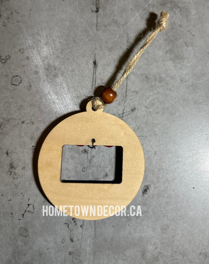 Pet Memorial item featuring a spot for you to attach pet's ID tags