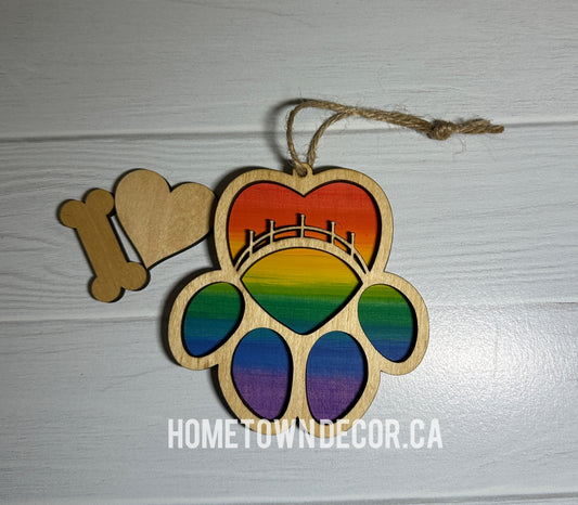 Pet Memorial Rainbow Bridge Ornament