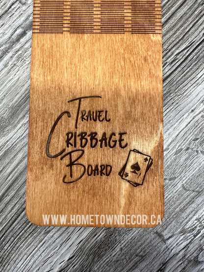 Travel  Sized Cribbage Board