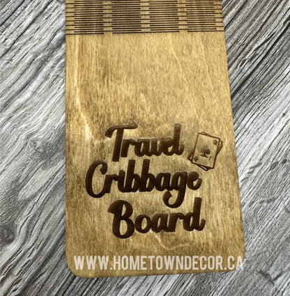 Travel  Sized Cribbage Board