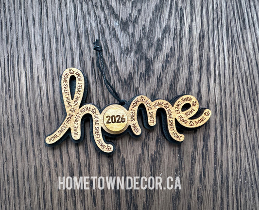 New Home 2026  Christmas ornament