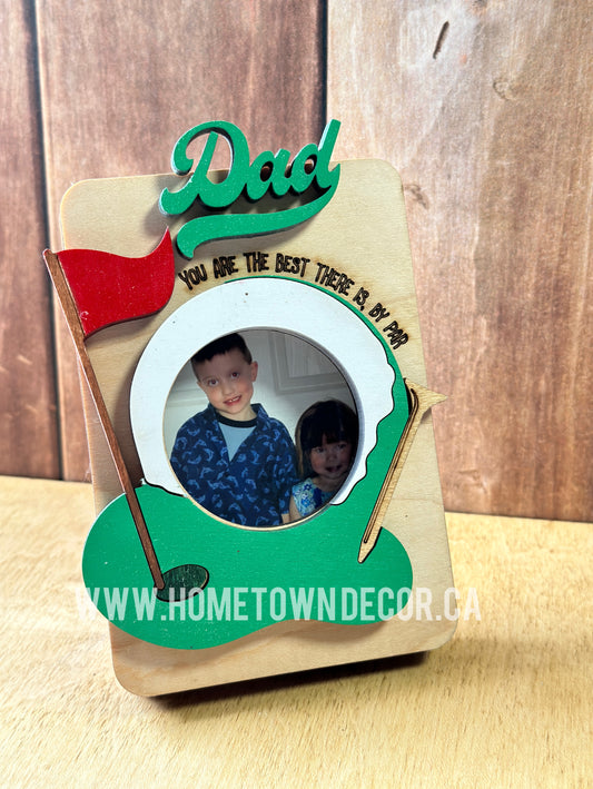 Picture Frames for Dad -Golf