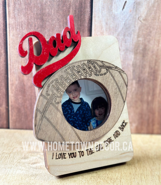 Picture Frames for Dad Football