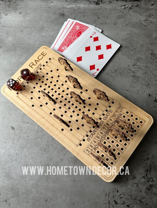 Horse Race wooden game