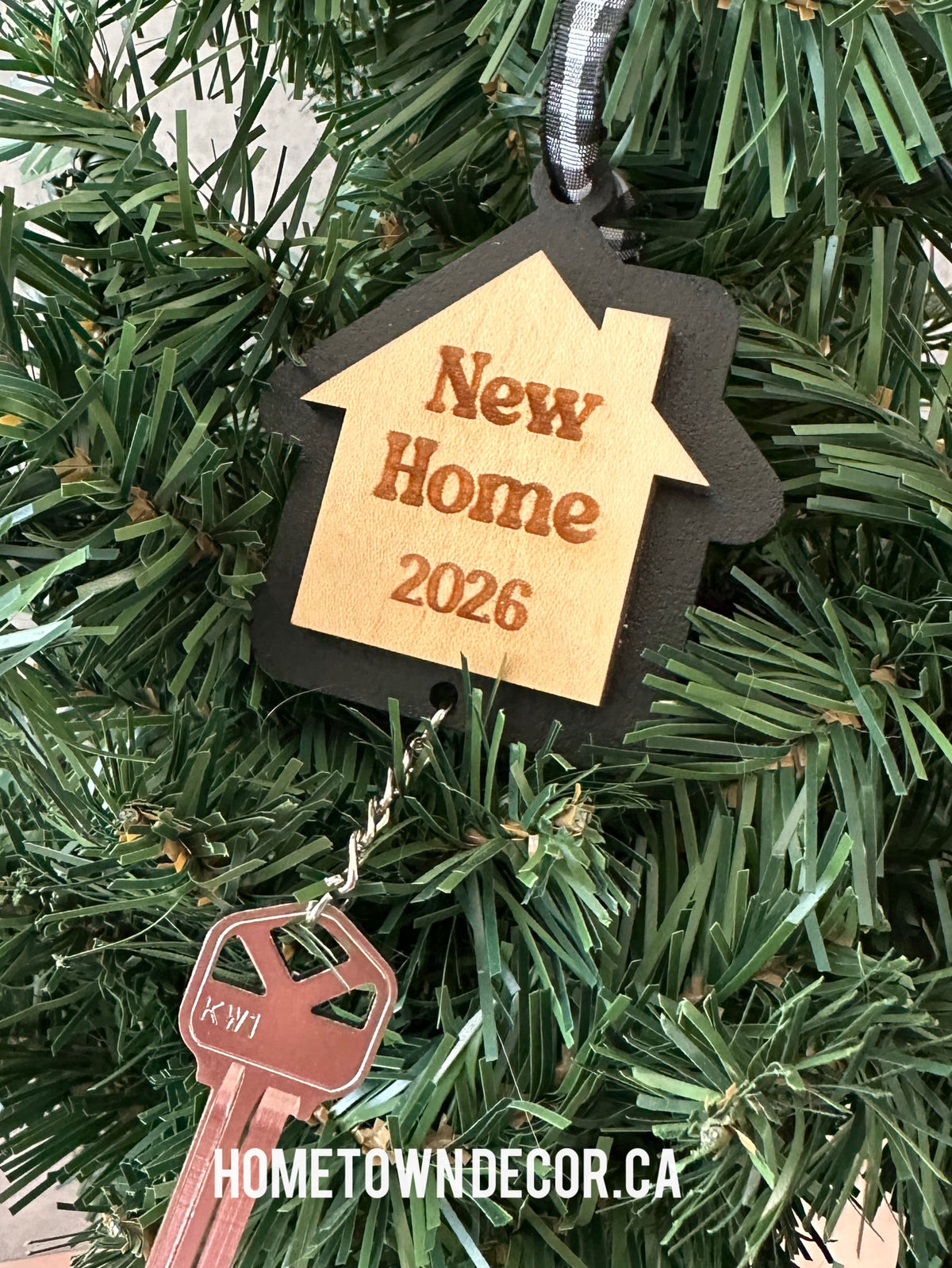 New Home 2026  Christmas ornament with hanging key