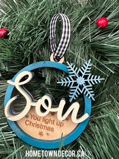 Son Christmas Ornament