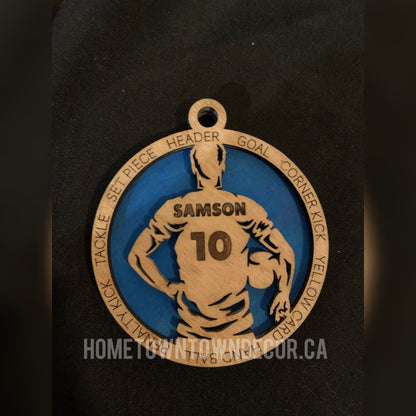 Personalized Sports themed Ornament