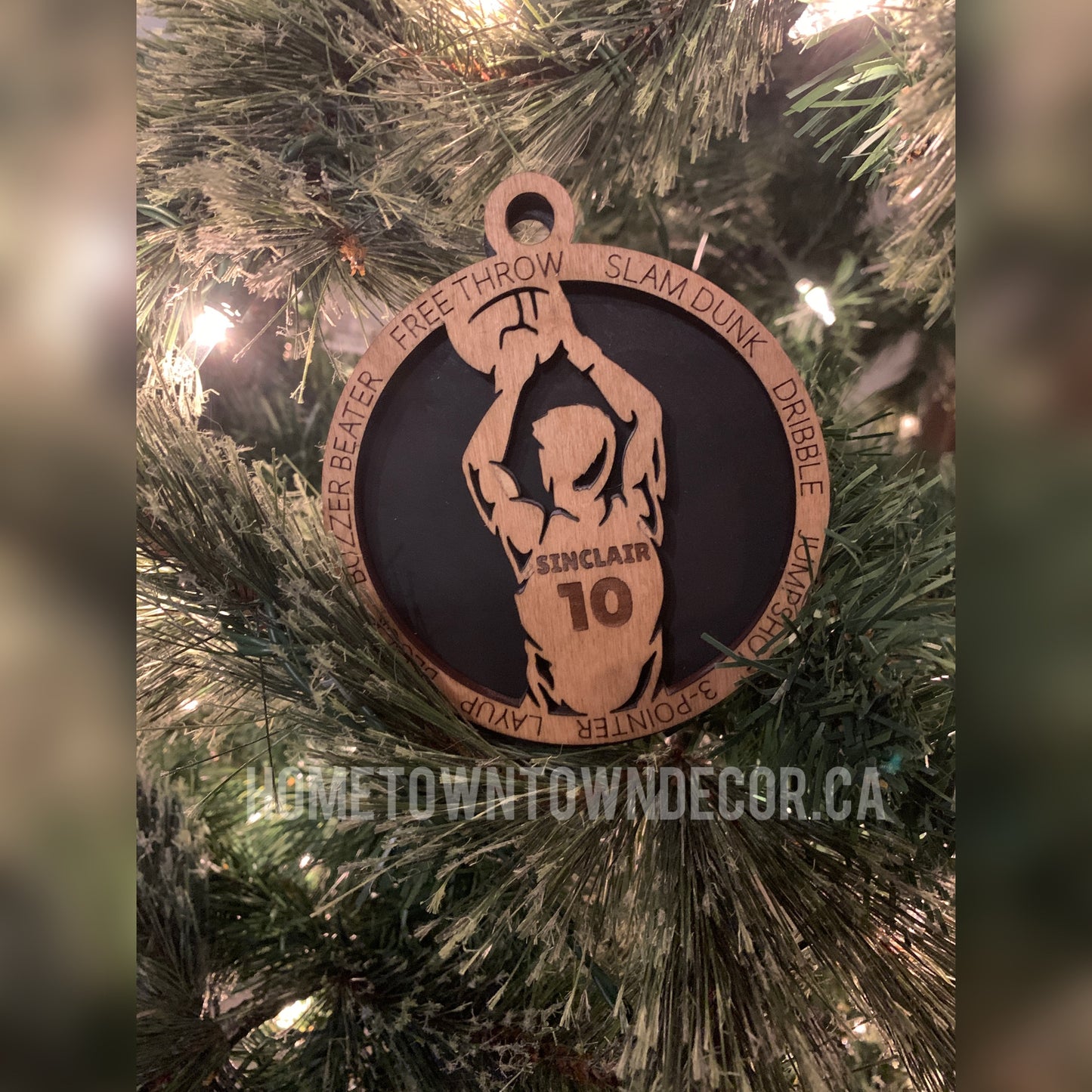 Personalized Sports themed Ornament