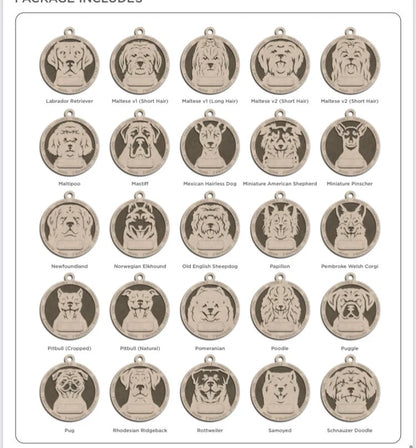 Personalized Dog Breed ornament