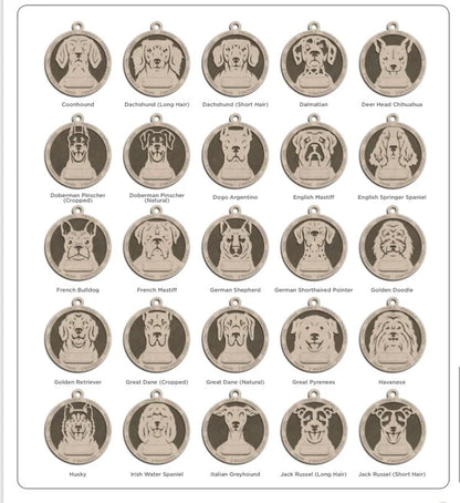 Personalized Dog Breed ornament