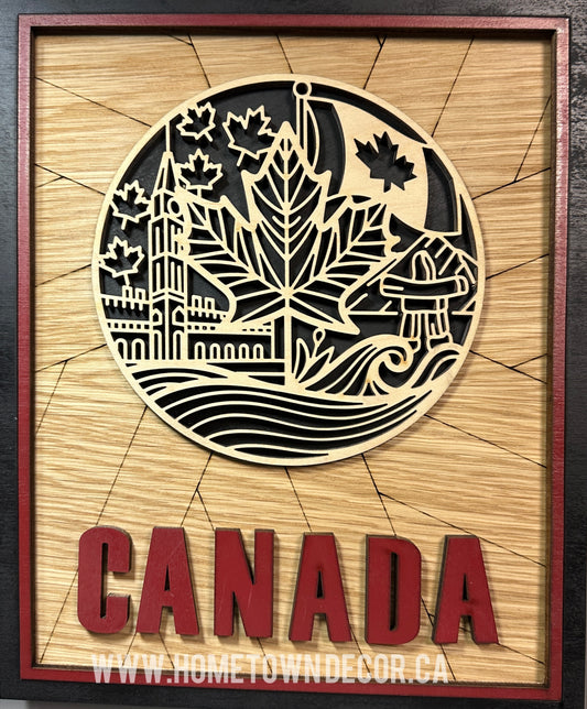 Canada sign showing national pride