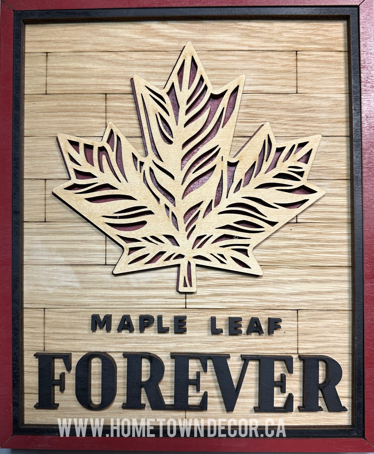 Maple Leaf Forever sign